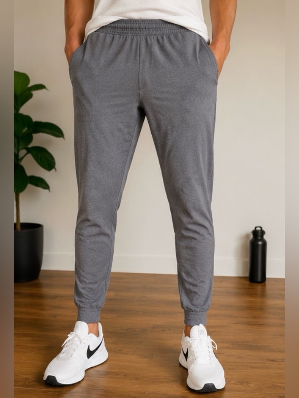 8 DSG Men’s Gray Slim Fit Jogger Pants XL Athleisure Activewear